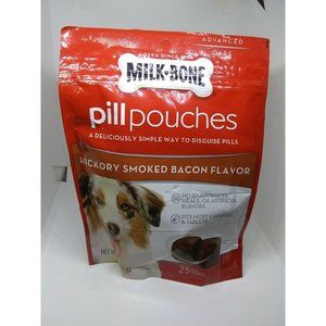 Milk-Bone Pill Pouches With Hickory Smoked Bacon Flavor  6 oz.  25 Dog Treats